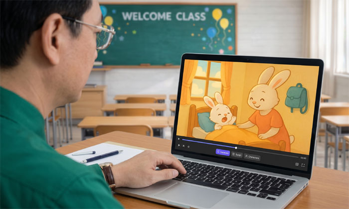 Tôi đã vận dụng AI để tạo câu chuyện thỏ trắng